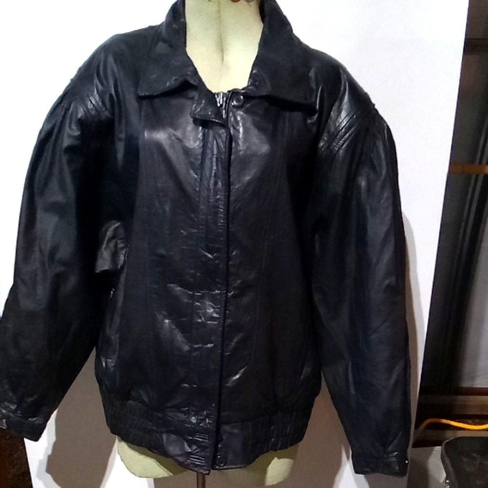 Black Leather Jacket G3 New York